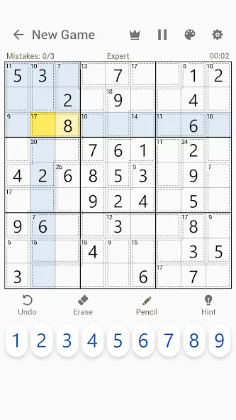 Killer Sudoku - Sudoku Puzzles  [МОД Unlimited Money] Screenshot 5