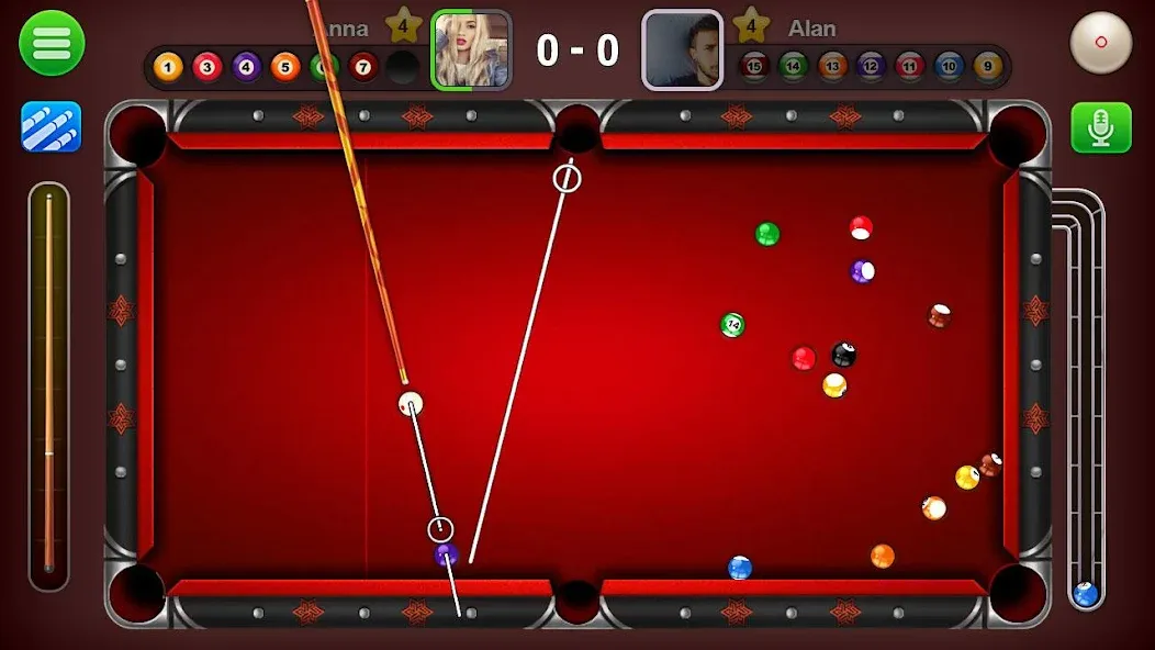 8 Ball Live - Billiards Games (Бол Лайв)  [МОД Бесконечные монеты] Screenshot 1