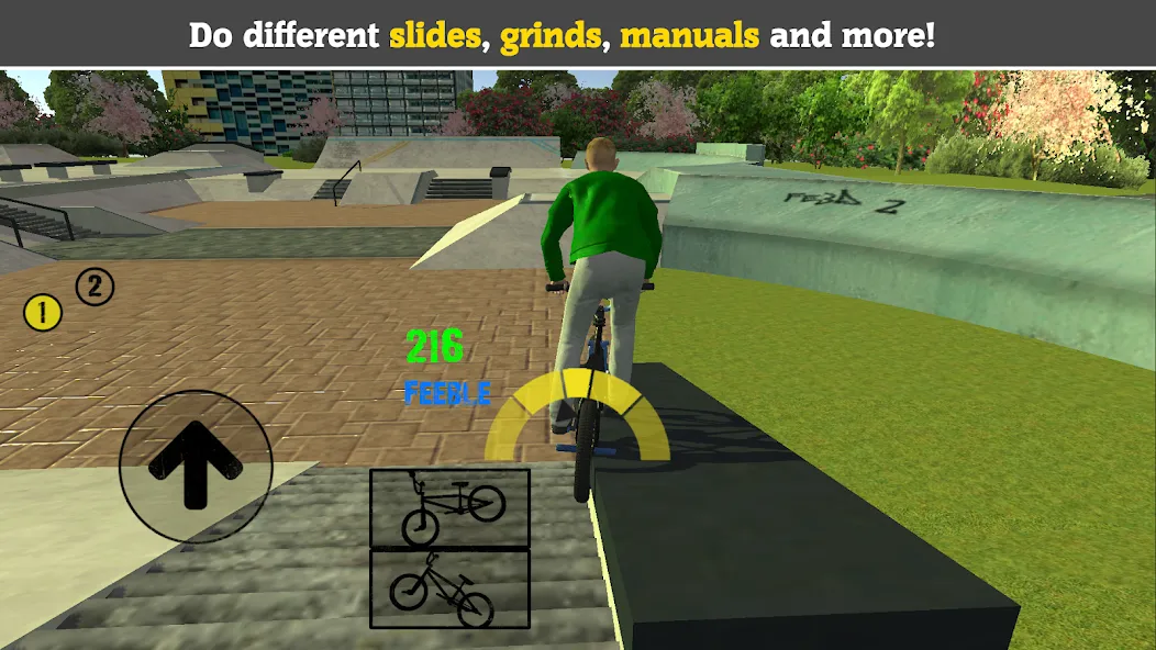 BMX FE3D 2 (БМХ ФЭ3Д 2)  [МОД Menu] Screenshot 1