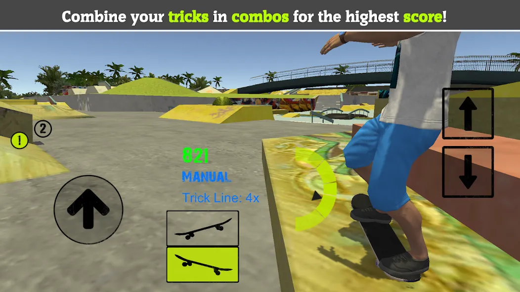 Skateboard FE3D 2 (Скейтборд 3D 2)  [МОД Unlimited Money] Screenshot 4