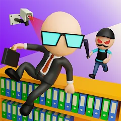 Скачать взломанную Escape The Office (Эскейп зе Офис)  [МОД Много монет] - стабильная версия apk на Андроид