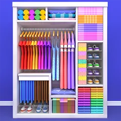 Взломанная Fill the Closet: Organize Game (Фил зе Клозет)  [МОД Много денег] - последняя версия apk на Андроид