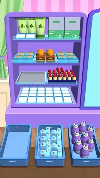 Fill Up Fridge：Organizing Game  [МОД Бесконечные монеты] Screenshot 2