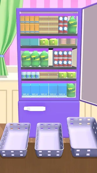 Fill Up Fridge：Organizing Game  [МОД Бесконечные монеты] Screenshot 5