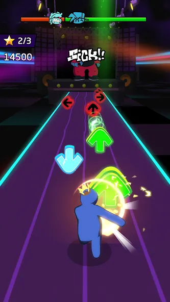 Blade Night : Rhythm Saber (Блейд Найт)  [МОД Бесконечные монеты] Screenshot 5