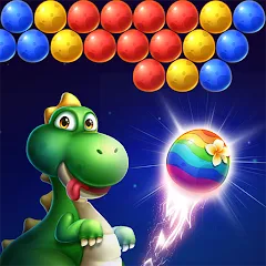 Взломанная Bubble Shooter Primitive Eggs (Бабл Шутер Примитивные Яйца)  [МОД Все открыто] - стабильная версия apk на Андроид