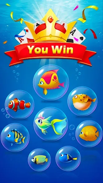 Solitaire Fish  [МОД Menu] Screenshot 4