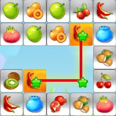 Скачать взлом Link fruits - fruit match pair  [МОД Все открыто] - стабильная версия apk на Андроид