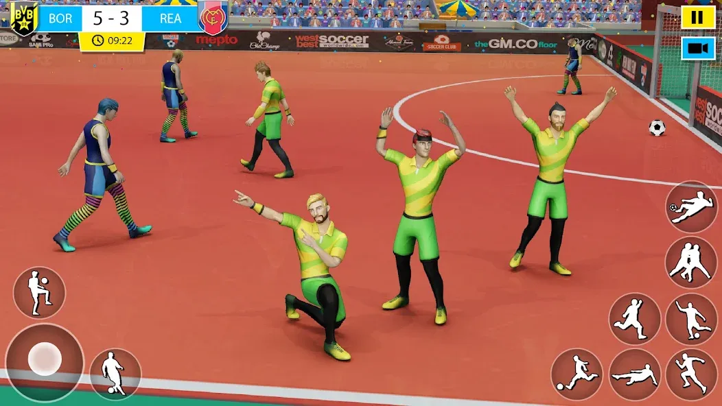 Indoor Futsal: Football Games (Индор Футзал)  [МОД Бесконечные деньги] Screenshot 2