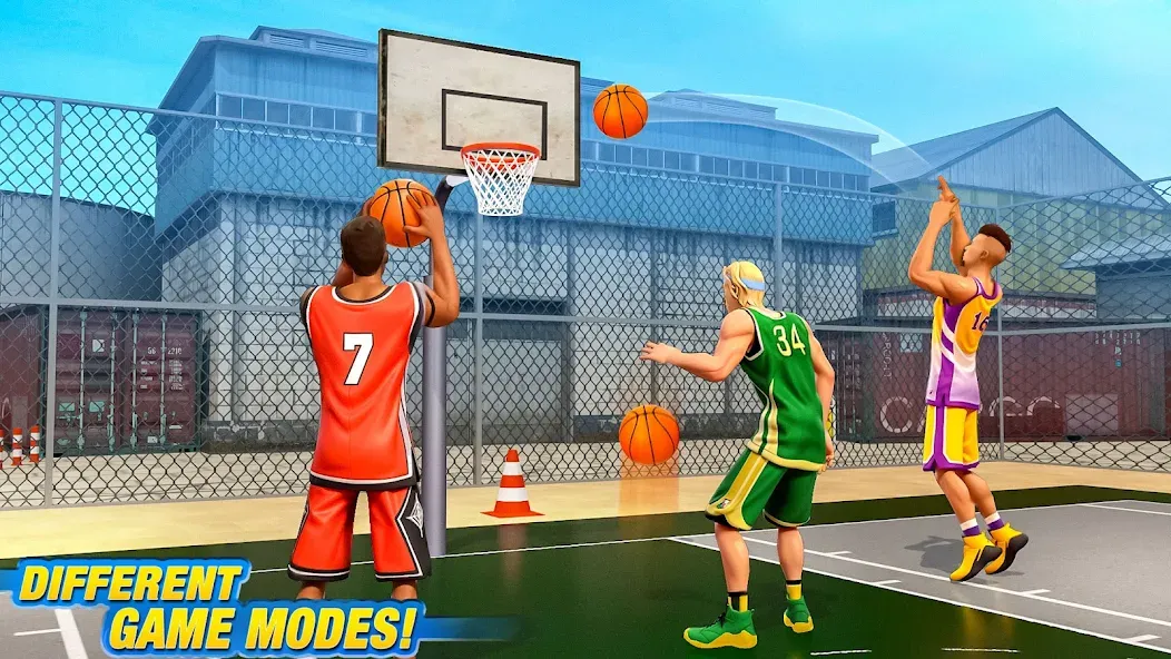 Dunk Smash: Basketball Games (Баскетбольные игры)  [МОД Mega Pack] Screenshot 3