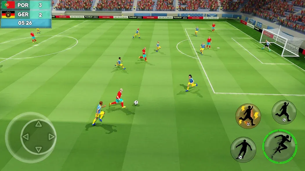 Play Football: Soccer Games (тар Футбол 23)  [МОД Mega Pack] Screenshot 3