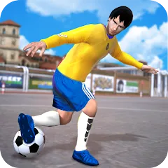 Взломанная Street Football Kick Games (Уличный футбол Игры с ударами)  [МОД Unlocked] - последняя версия apk на Андроид