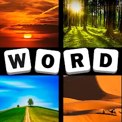 Взлом 4 Pics 1 Word Quiz Game  [МОД Бесконечные деньги] - стабильная версия apk на Андроид