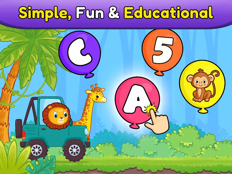 Balloon Pop Kids Learning Game  [МОД Меню] Screenshot 2