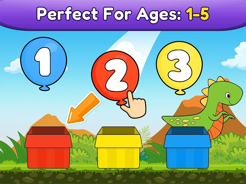 Balloon Pop Kids Learning Game  [МОД Меню] Screenshot 4