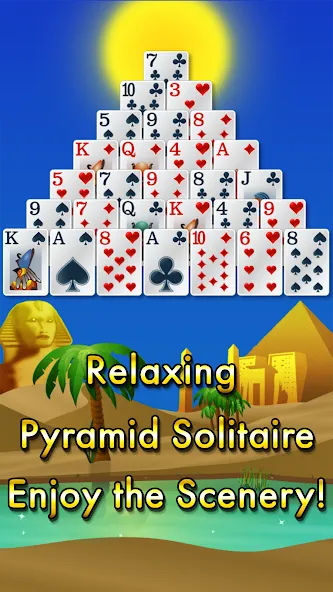 Pyramid Solitaire - Egypt (Пирамиды пасьянс)  [МОД Unlimited Money] Screenshot 1