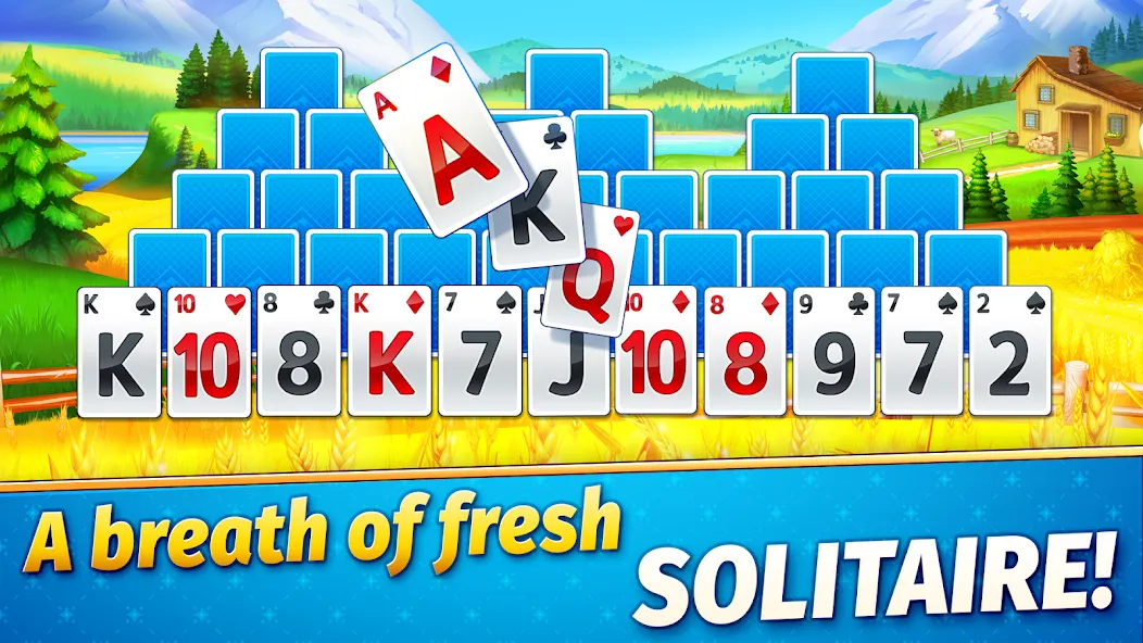 Solitaire Golden Prairies  [МОД Бесконечные деньги] Screenshot 1