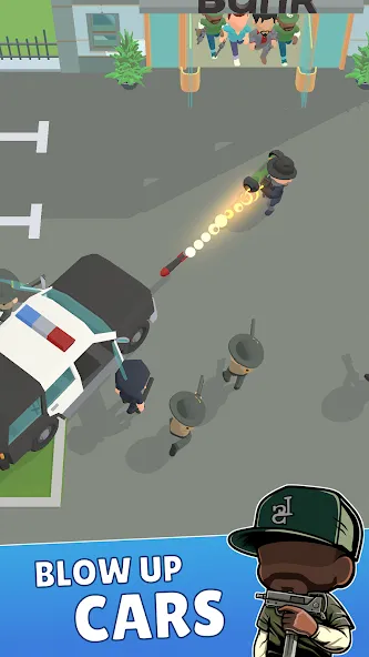 Merge Gangster Heist vs Police (Мердж Гангстер Хейст)  [МОД Menu] Screenshot 5