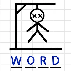 Взломанная Hangman Words:Two Player Games  [МОД Unlimited Money] - полная версия apk на Андроид