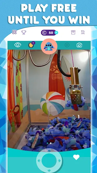 Real Claw Machine & Crane Game  [МОД Бесконечные монеты] Screenshot 1