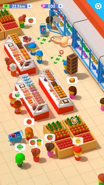 My Idle Supermarket Simulator (Мой Айдл Стор)  [МОД Все открыто] Screenshot 4