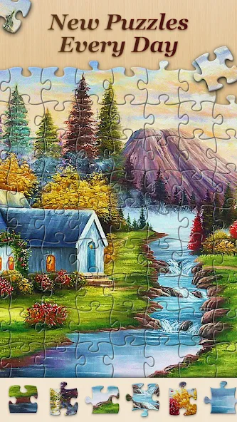 Jigsawscapes® - Jigsaw Puzzles (Джигсоускейпс)  [МОД Бесконечные монеты] Screenshot 3