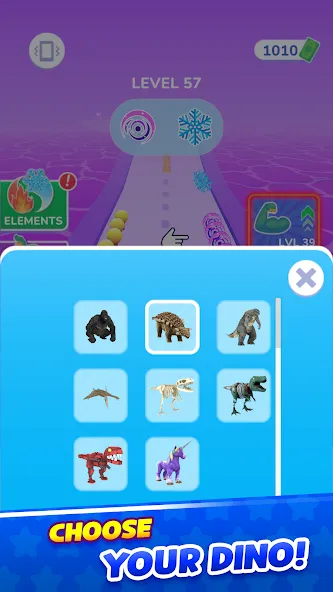 Dino Evolution Run 3D (Дино Эволюция Ран 3Д)  [МОД Бесконечные монеты] Screenshot 4