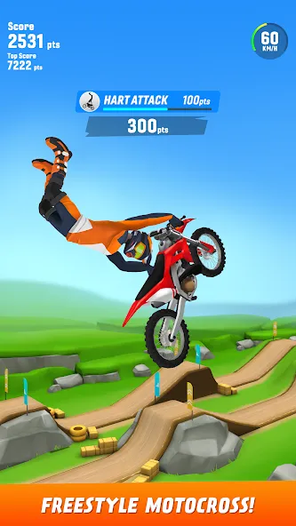 Max Air Motocross (Макс Эйр Мотокросс)  [МОД Меню] Screenshot 1