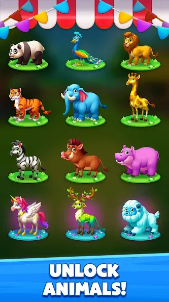 Solitaire Zoo  [МОД Все открыто] Screenshot 4