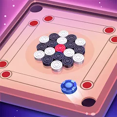 Взлом Carrom Lure - Disc pool game (Карром Лур)  [МОД Меню] - полная версия apk на Андроид