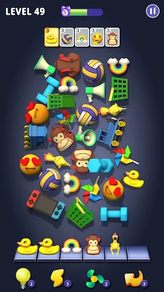 Matching Fun: Match Triple 3D (Матчинг Фан)  [МОД Много денег] Screenshot 2