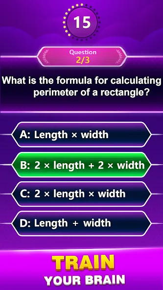 Math Trivia - Quiz Puzzle Game (Математические загадки)  [МОД Бесконечные монеты] Screenshot 3