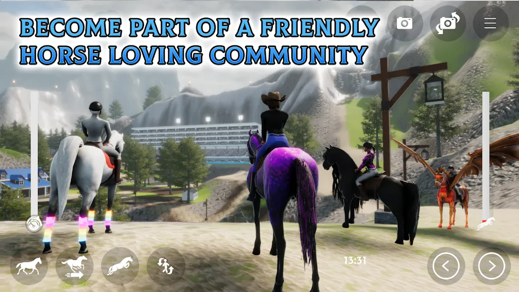 Horse Academy - Equestrian MMO (Хорс Академи)  [МОД Много денег] Screenshot 4