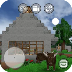 Взломанная Mini Block Craft (Мини Блок Ремесло)  [МОД Unlocked] - последняя версия apk на Андроид