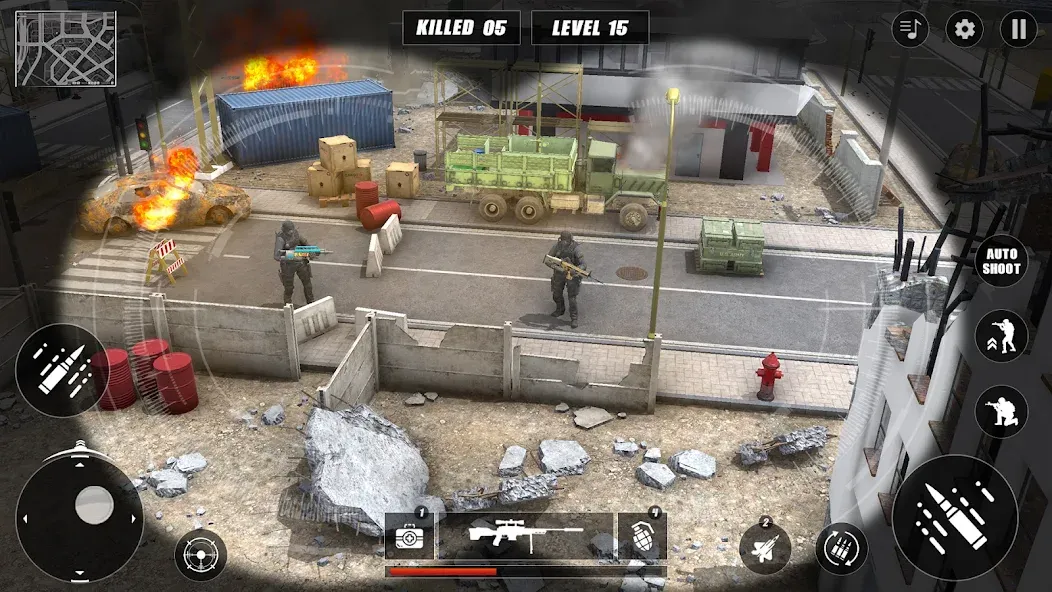 Code of Sniper 3D Gun Shooting  [МОД Mega Pack] Screenshot 1