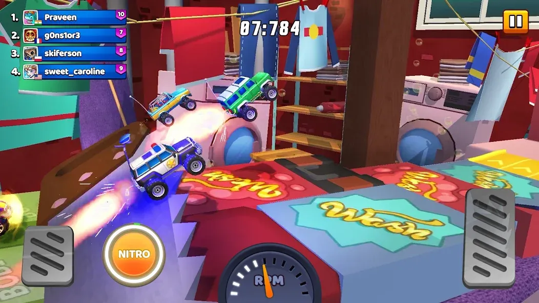 Nitro Jump - Car Racing (Нитро Джамп Рейсинг)  [МОД Бесконечные монеты] Screenshot 4