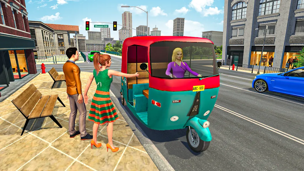 Tuk Tuk Auto Rickshaw Game 3d  [МОД Unlimited Money] Screenshot 2