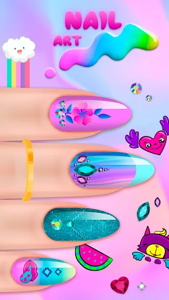 Nail Salon  [МОД Много монет] Screenshot 3