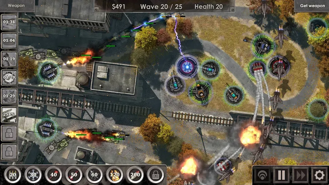 Defense Zone 3 HD (Дефенс Зон 3 )  [МОД Бесконечные деньги] Screenshot 2