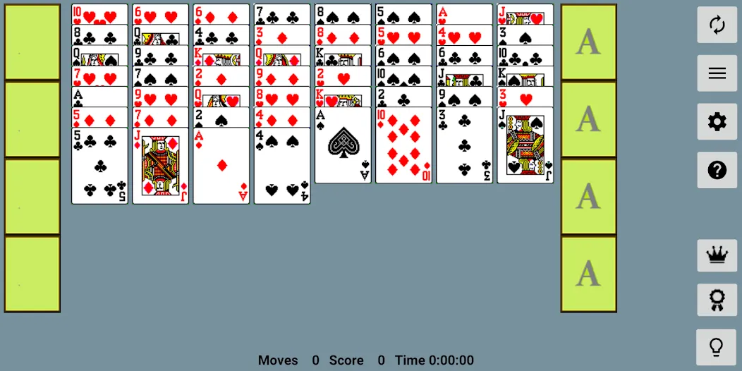 FreeCell with Leaderboards (Фрикел с таблицей лидеров)  [МОД Unlimited Money] Screenshot 1