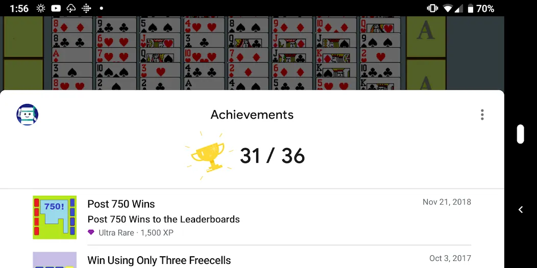 FreeCell with Leaderboards (Фрикел с таблицей лидеров)  [МОД Unlimited Money] Screenshot 4