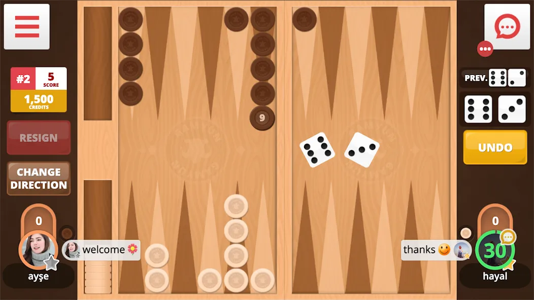 Backgammon Online (Тавла Онлайн)  [МОД Все открыто] Screenshot 2