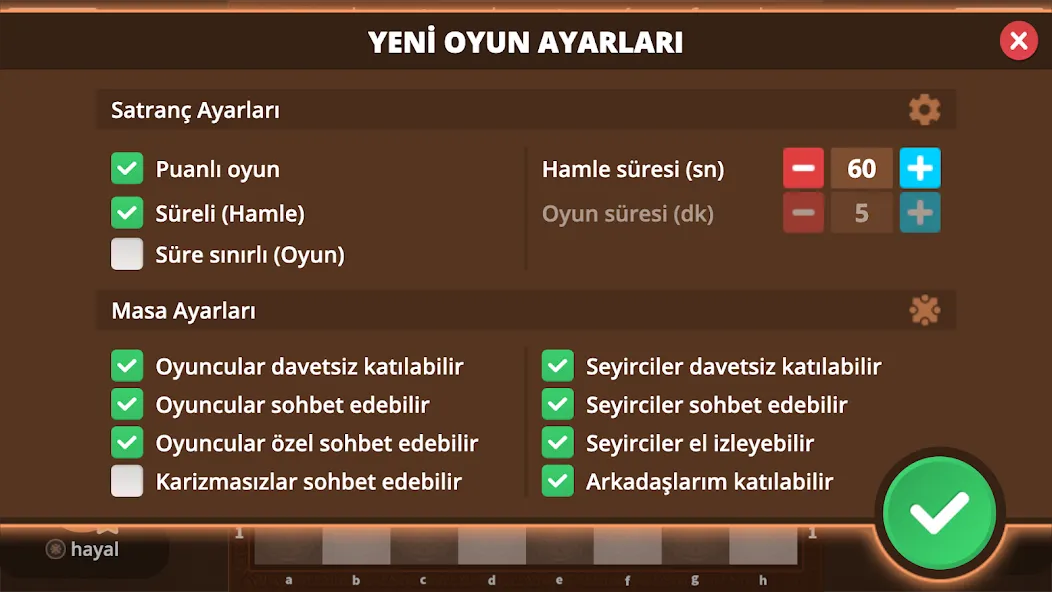 Satranç Online  [МОД Menu] Screenshot 3