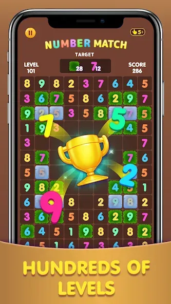 Number Match: Ten Crush Puzzle (Намбер Матч)  [МОД Menu] Screenshot 2