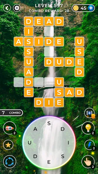 WOW4:Word Connect Offline Word (ВАУ 4)  [МОД Все открыто] Screenshot 5