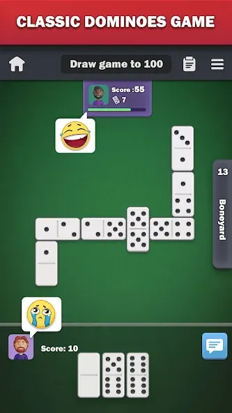 Dominoes online - play Domino!  [МОД Все открыто] Screenshot 1