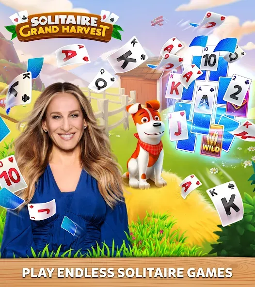 Solitaire Grand Harvest (Солитер Гранд Харвест)  [МОД Menu] Screenshot 1