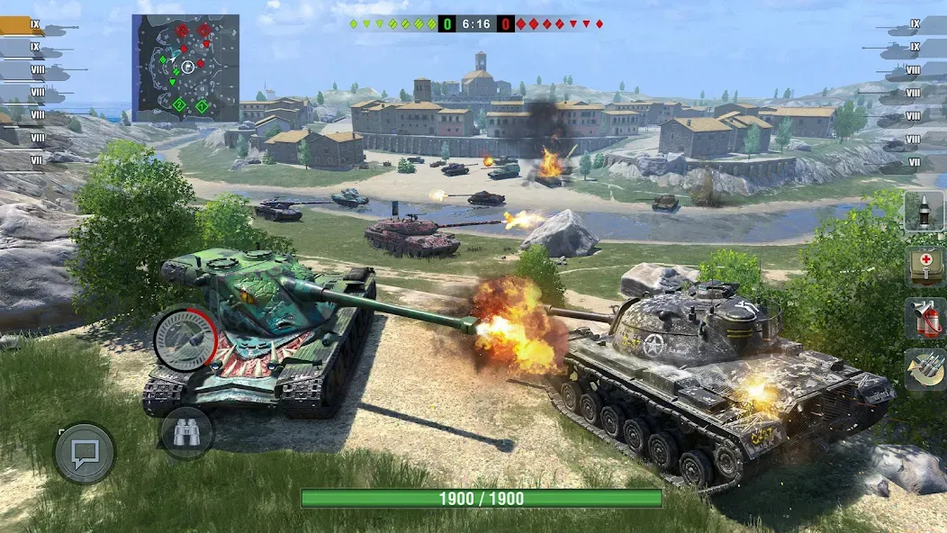 World of Tanks Blitz (Ворлд оф Танкс Блиц ПВП)  [МОД Меню] Screenshot 2