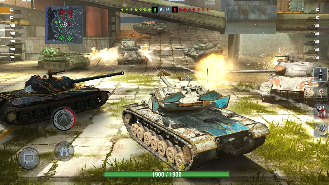 World of Tanks Blitz (Ворлд оф Танкс Блиц ПВП)  [МОД Меню] Screenshot 5