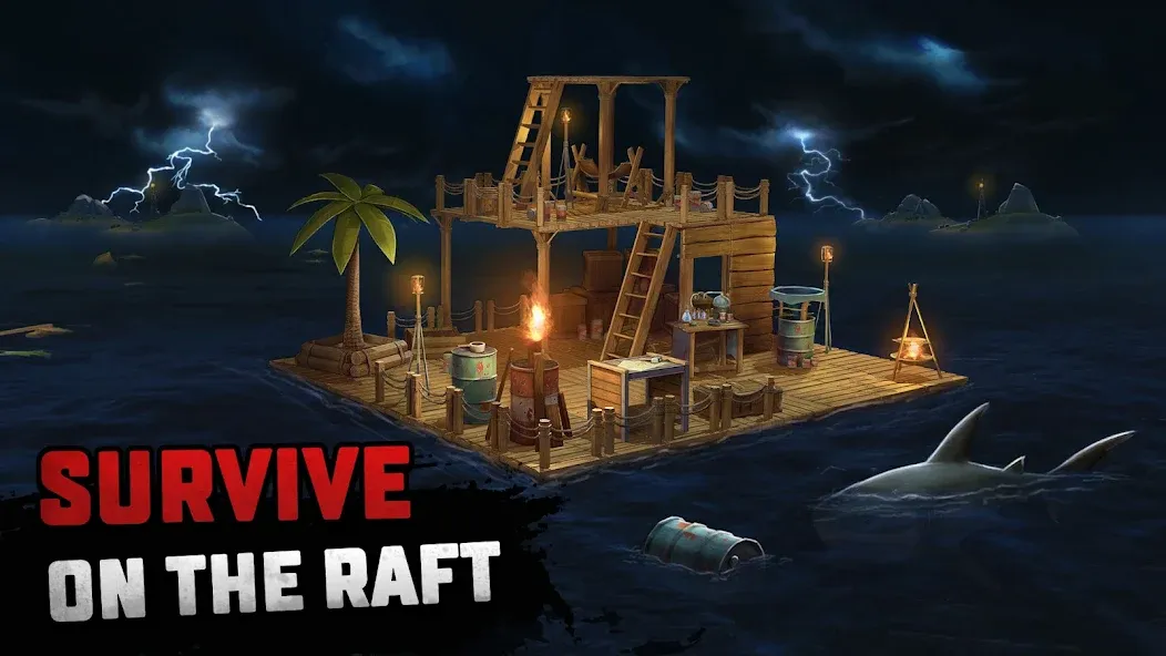 Raft® Survival - Ocean Nomad (Рафт)  [МОД Много денег] Screenshot 1